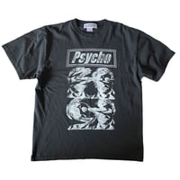 SCAB CLUB “PSYCHO T-shirts" Natural Black