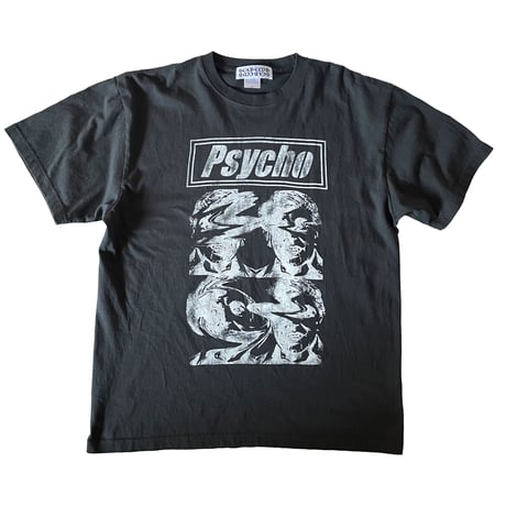 SCAB CLUB “PSYCHO T-shirts" Natural Black