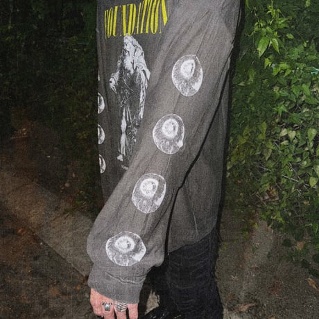 【受注販売】"FOUNDATION"  Long Sleeve T-Shirts Natural Black