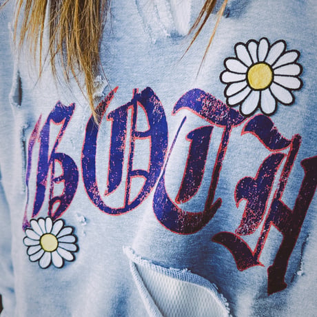 "GOTH" LIMITED EDITION -FLOWER- BORO SWEAT / GRAY