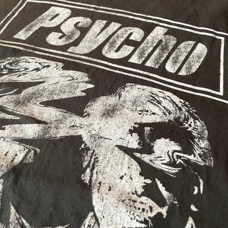 SCAB CLUB “PSYCHO T-shirts" Natural Black