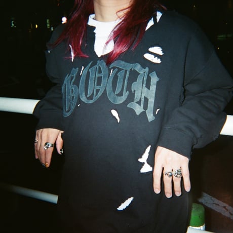 "GOTH" BORO SWEAT BLACK