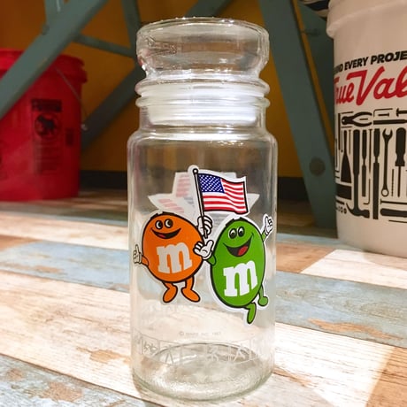 m&m's Olympic Glass Canister