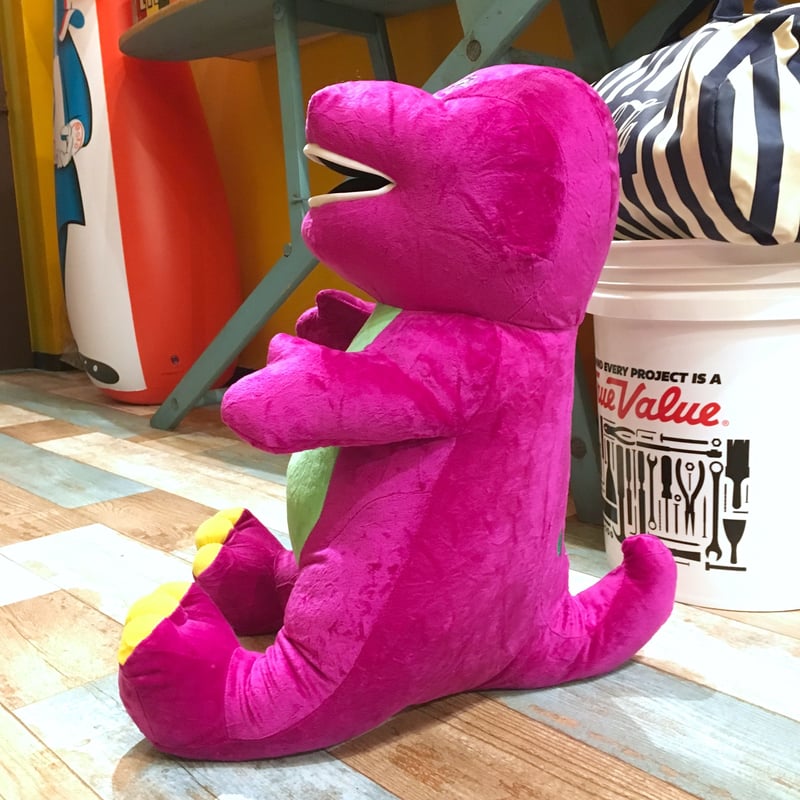 Big barney cheap stuffed animal