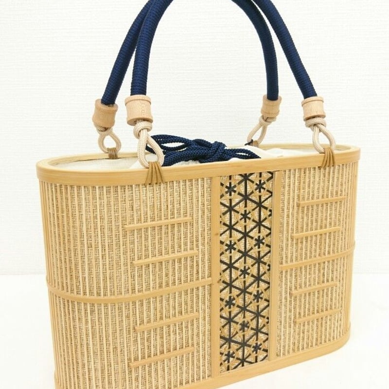 バッグ」駿河竹千筋細工 白木 | minori-frontier