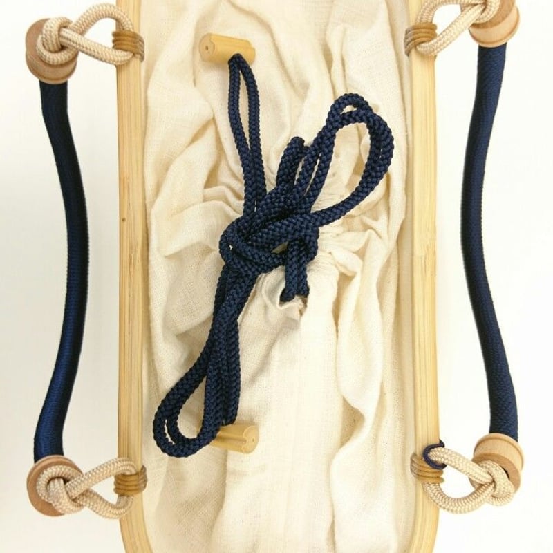 バッグ」駿河竹千筋細工 白木 | minori-frontier