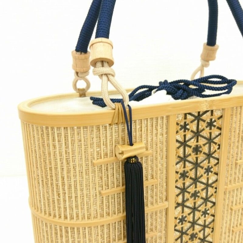 バッグ」駿河竹千筋細工 白木 | minori-frontier