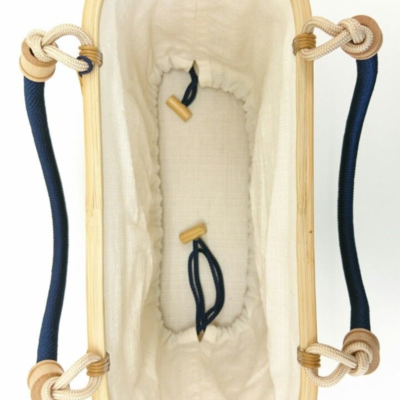 バッグ」駿河竹千筋細工 白木 | minori-frontier