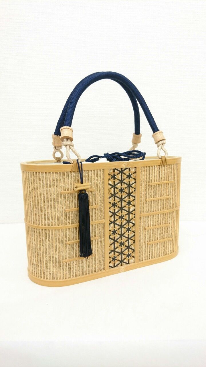 バッグ」駿河竹千筋細工 白木 | minori-frontier