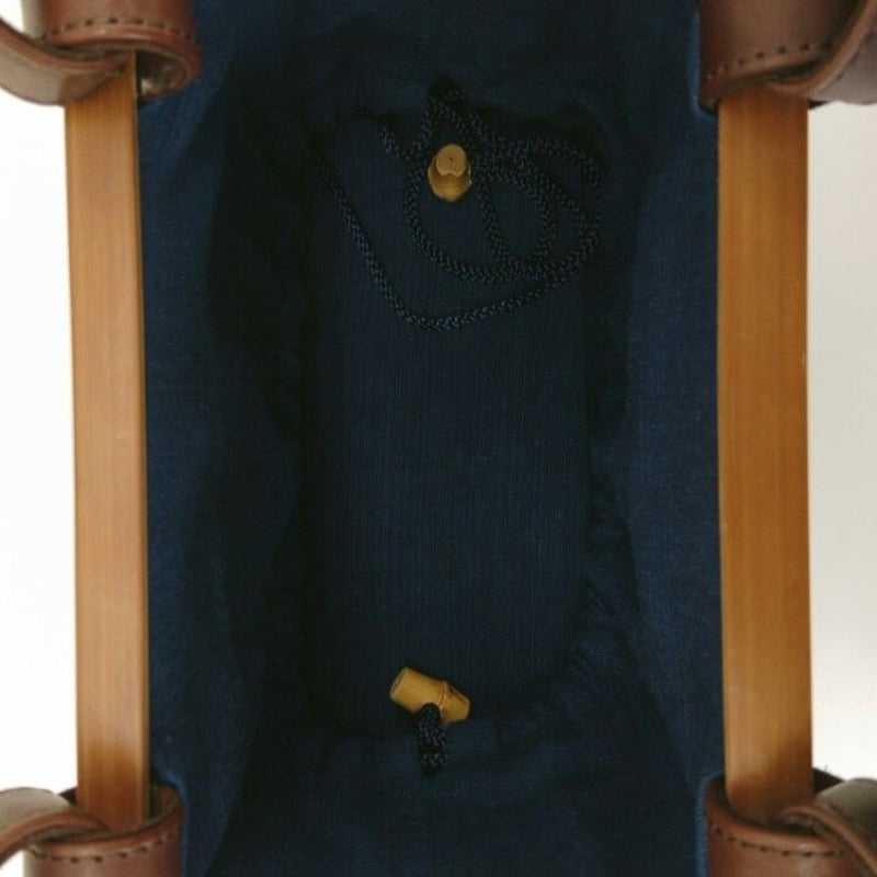 バッグ」駿河竹千筋細工 皮紐 | minori-frontier