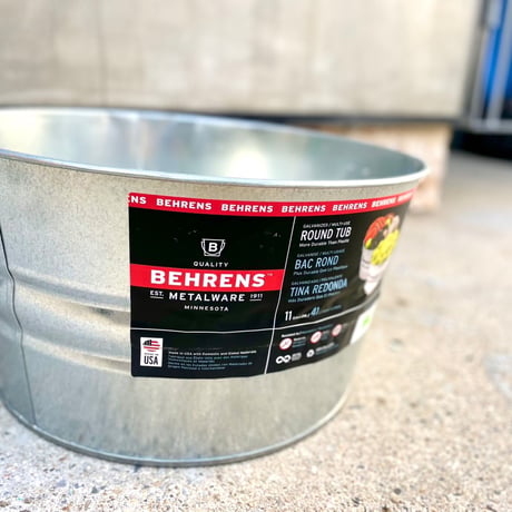 BEHRENS「11gallon round tub」