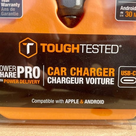 TOUGHTESTED「cigar charger USB-A+C」