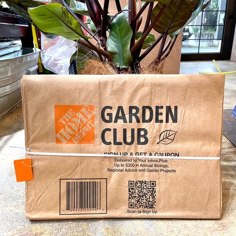 THE HOME DEPOT「30gal paper bag」