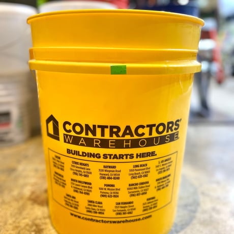 CONTRACTORS「5gallon bucket」