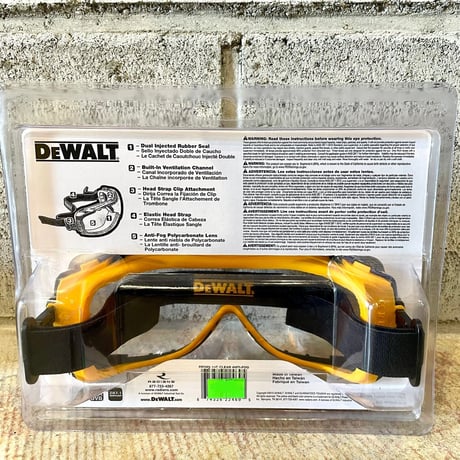 DEWALT「safety goggle」