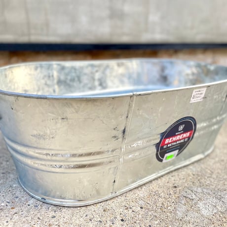 BEHRENS「10.5gallon oval tub」