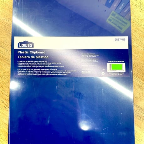 LOWES「clip board」
