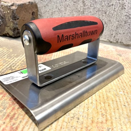 MARSHALLTOWN「6×4" edge trowel stainless」