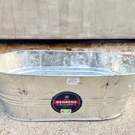 BEHRENS「10.5gallon oval tub」