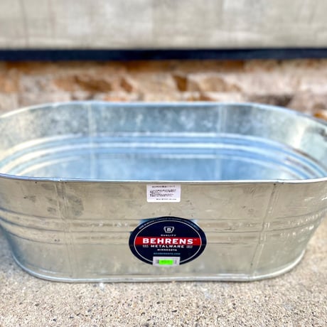 BEHRENS「7.5gallon oval tub」
