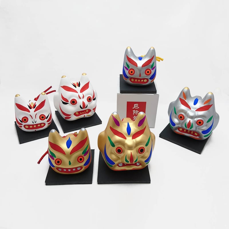 HANA】厄除鬼（小）土鈴（金・銀・白） | Gallery&Selectshop enishi