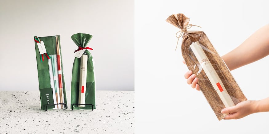 店舗用品セット まとめ売り（コップや箸など） クリスマスギフトラッピングはじめました。 | 竹の、箸だけ。ヤマチク