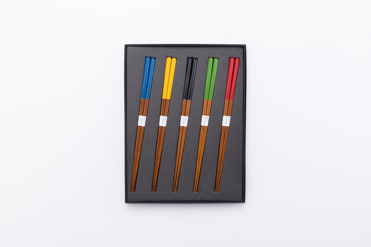 ギフトラッピング】ギフトボックス5膳用 | 竹の、箸だけ。ヤマチク