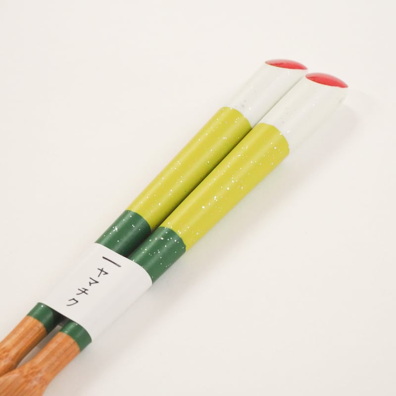 レトロクリームソーダ箸 23cm/21cm | 竹の、箸だけ。ヤマチク（熊本県