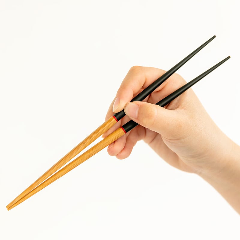 御箸様ご確認ページ 祝い箸 赤・黒2膳セット | 竹の、箸だけ。ヤマチク（熊本県南関町）