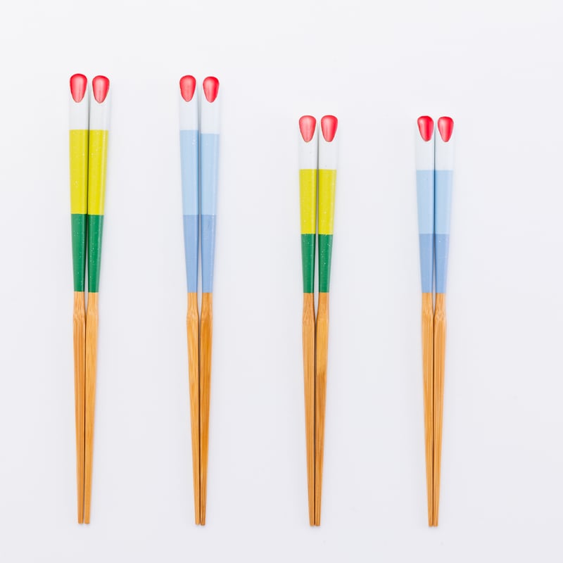 レトロクリームソーダ箸 23cm/21cm | 竹の、箸だけ。ヤマチク（熊本県