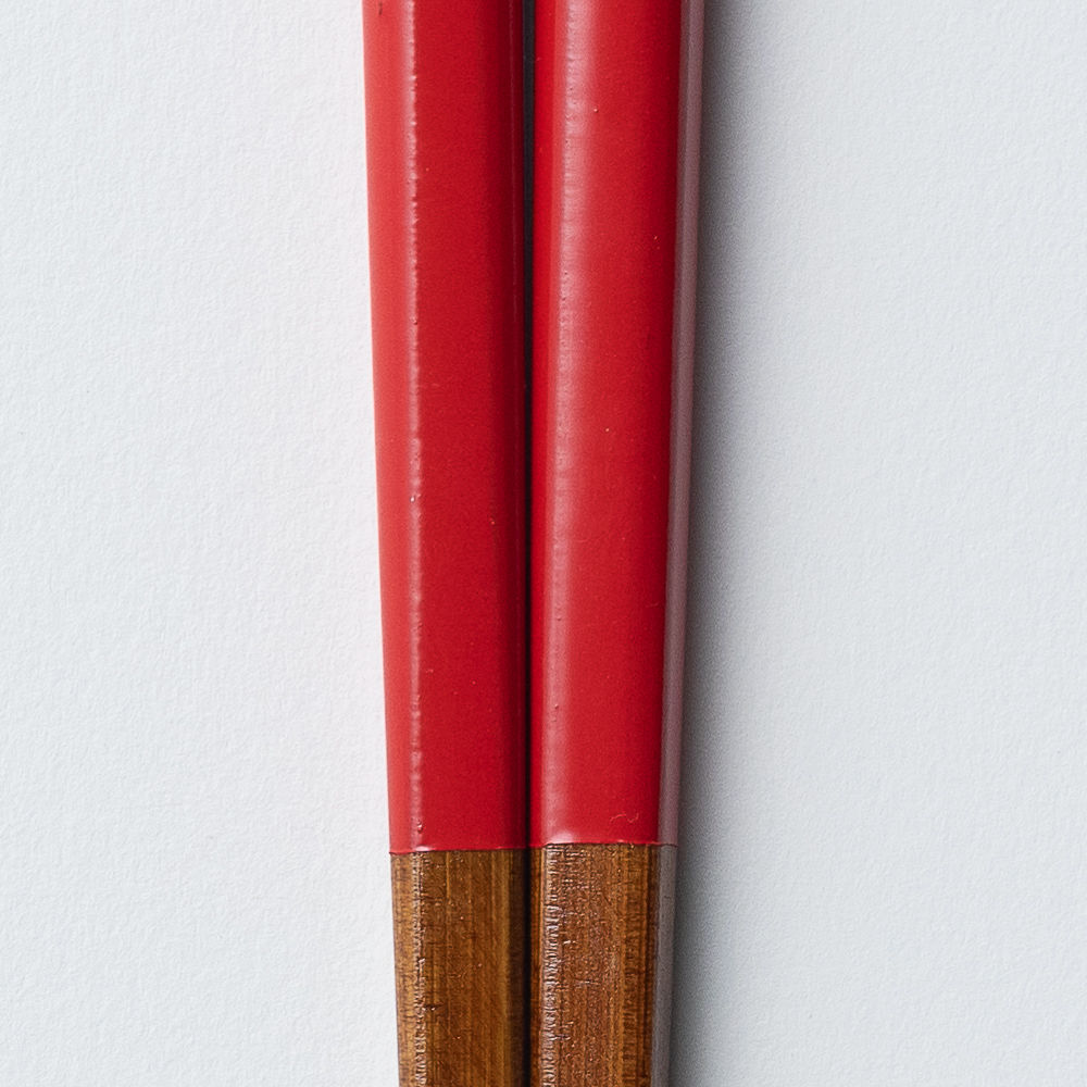 うるしがんこ箸23cm | 竹の、箸だけ。ヤマチク（熊本県南関町）