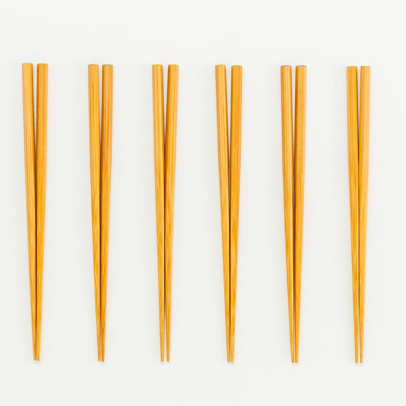 六角竹箸23cm | 竹の、箸だけ。ヤマチク（熊本県南関町）