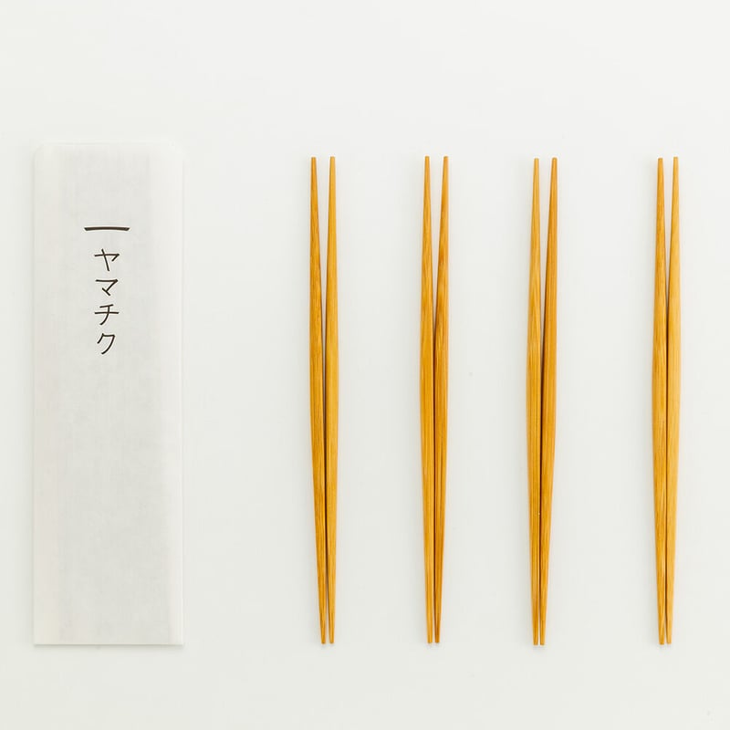 祝い箸23cm/クリア 4膳セット | 竹の、箸だけ。ヤマチク（熊本県南関町）