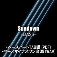 【BASS TAB】Sundown ベースTAB譜&カラオケ音源