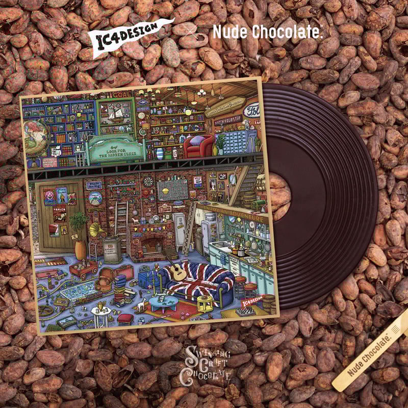 IC4 DESIGN 神垣博文 x Nude Chocolate」7インチレコード