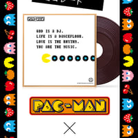 "GOD IS A DJ "PAC-MAN　コラボレーション7インチレコードチョコ