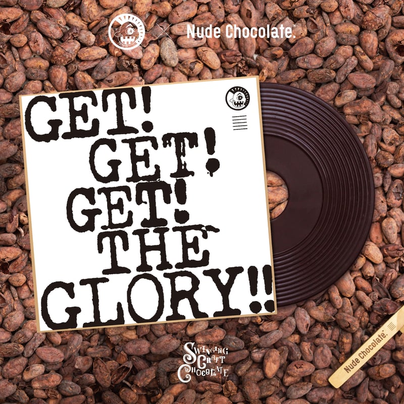 LAUGHIN' NOSE x Nude Chocolate」7インチレコードチョコレート