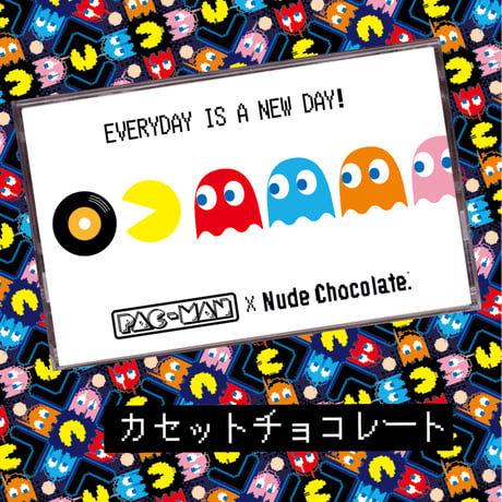 "CHASING RECORD" PAC-MAN　コラボレーションカセットチョコ