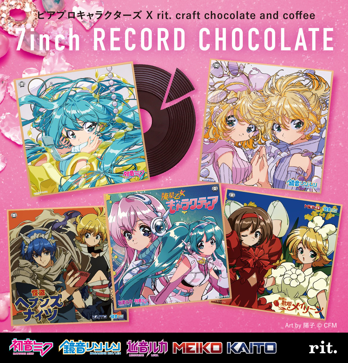 秘密の歌姫メイリーン 7インチレコードチョコレート | rit. craft