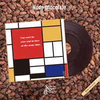 「Mondrian Composition」7インチレコードチョコレート