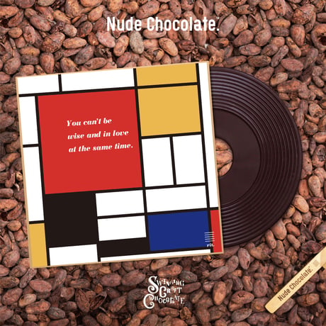 「Mondrian Composition」7インチレコードチョコレート