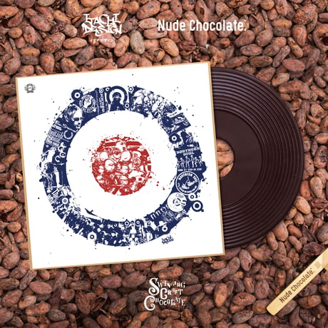 「ITACHI DESIGN x Nude Chocolate」7インチレコードチョコレート