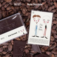 「MIYU x Nude Chocolate」カセットテープチョコレート