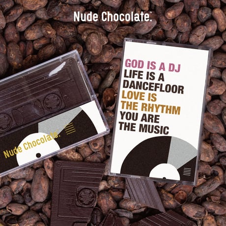 「GOD IS A DJ 」カセットテープチョコレート