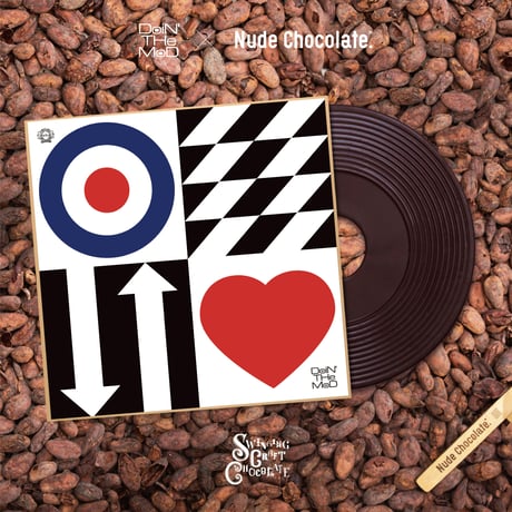 「DoiN' THe MoD x Nude Chocolate」7インチレコードチョコレート