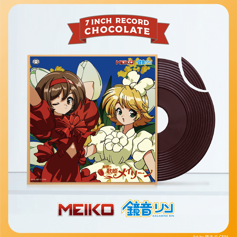 秘密の歌姫メイリーン 7インチレコードチョコレート | rit. craft