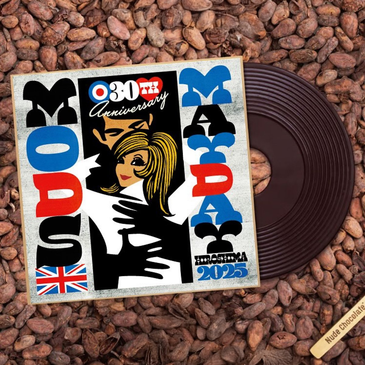 MODS MAYDAY 広島 2025 30周年記念」7インチレコードチョコレート | ri