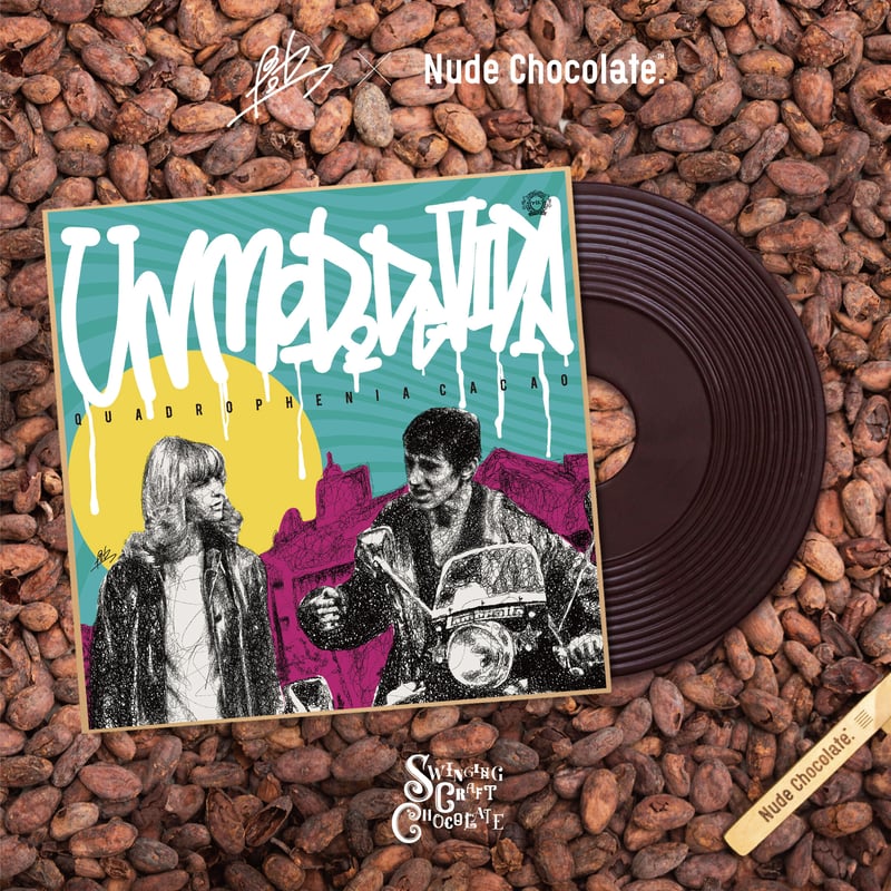 bob x Nude Chocolate」7インチレコードチョコレート | rit. cra