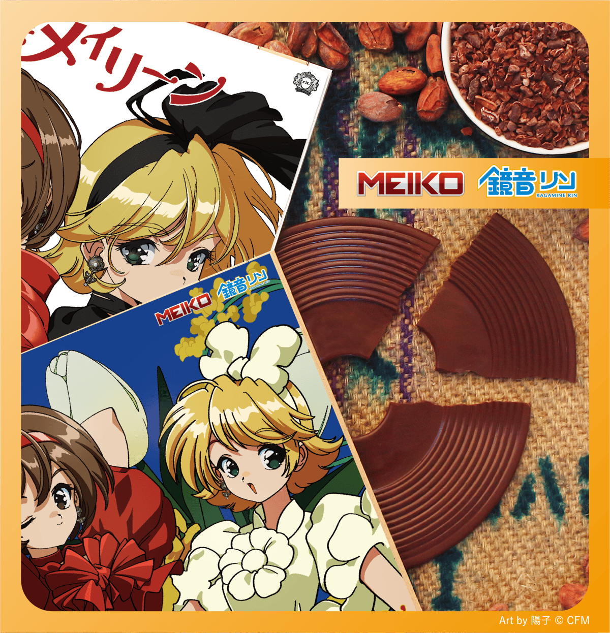 秘密の歌姫メイリーン 7インチレコードチョコレート | rit. craft