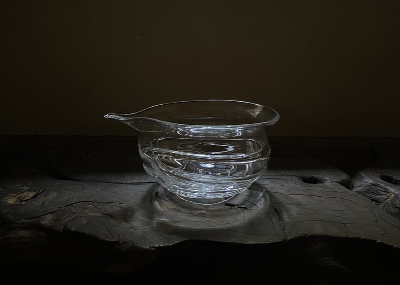 SHIMADA SHINPEI 片口鉢 ガラス製 工芸 器 シマダシンペイ